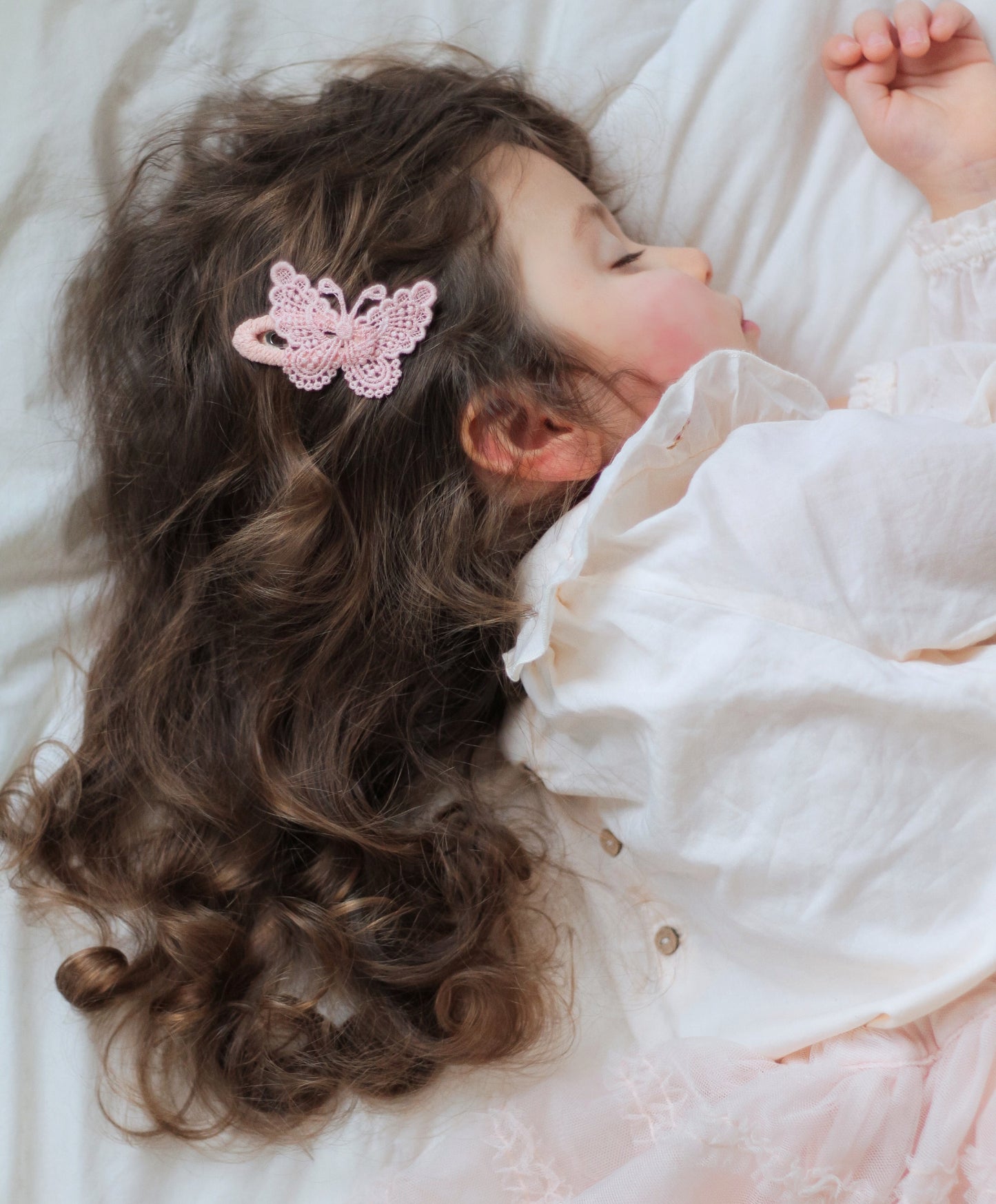 CLIP | LACE BUTTERFLY PINK |