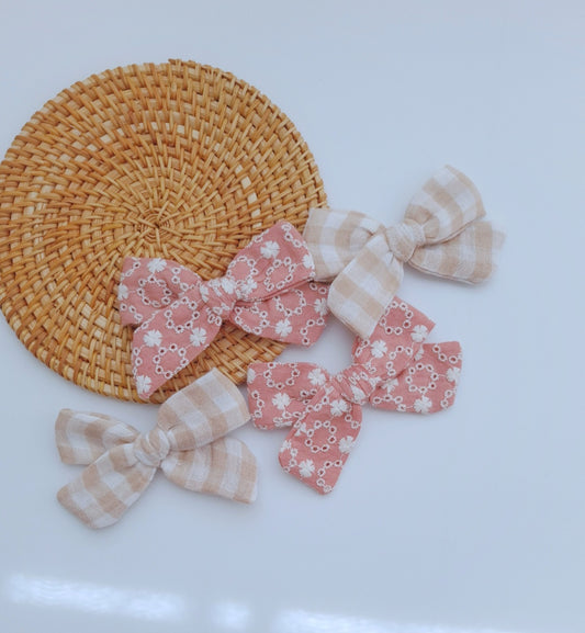 Schoolgirl Bow| Gingham |