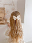 PINWHEEL PIGTAILS | EMBROIDERED LACE - BEIGE |