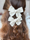 PINWHEEL PIGTAIL SET | EMBROIDERED LACE - BEIGE |