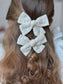 PINWHEEL PIGTAIL SET | EMBROIDERED LACE - BEIGE |